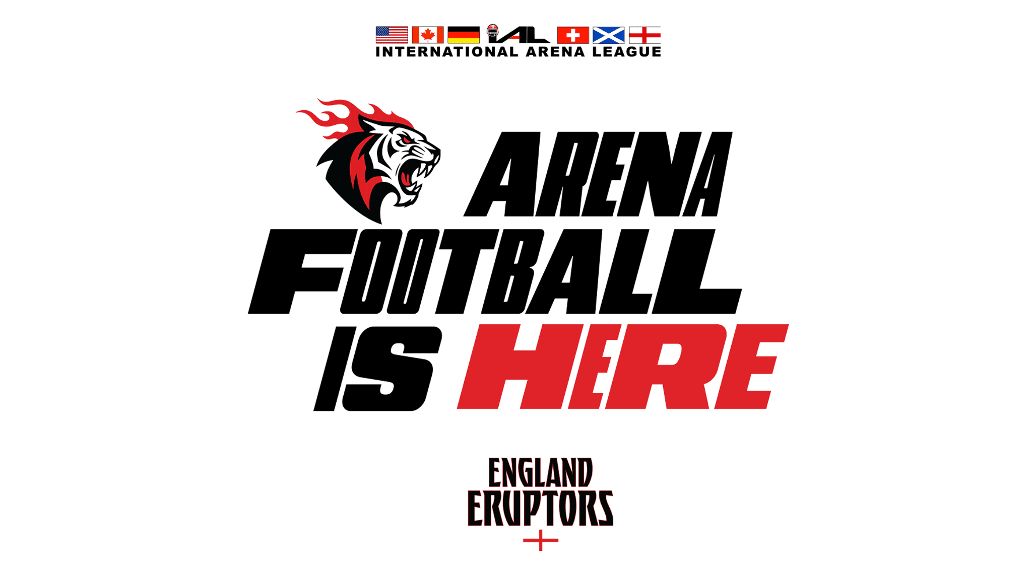 International Arena League 2026 - England Eruptors Season Ticket