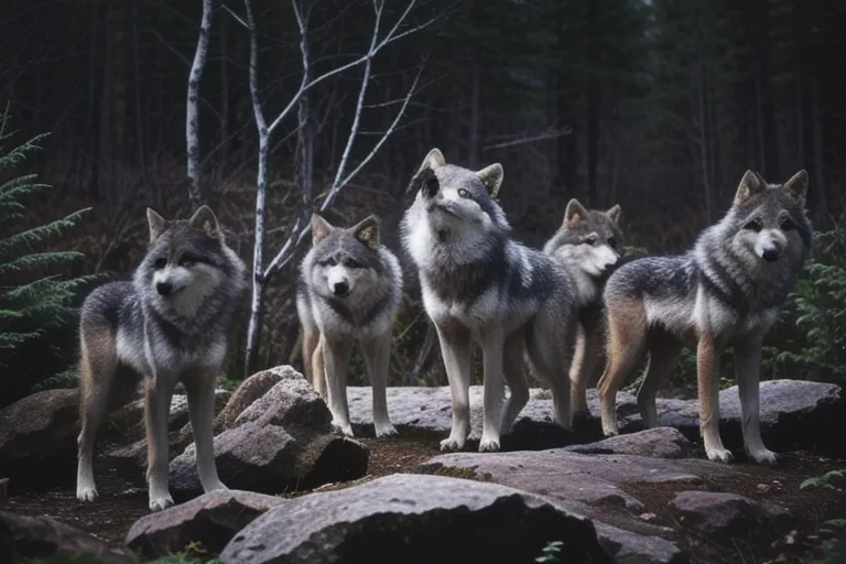 Wandering Wolves at Little Moreton Hall