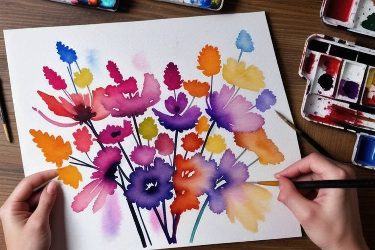 Watercolour Workout: Everlasting Blooms at Bowery