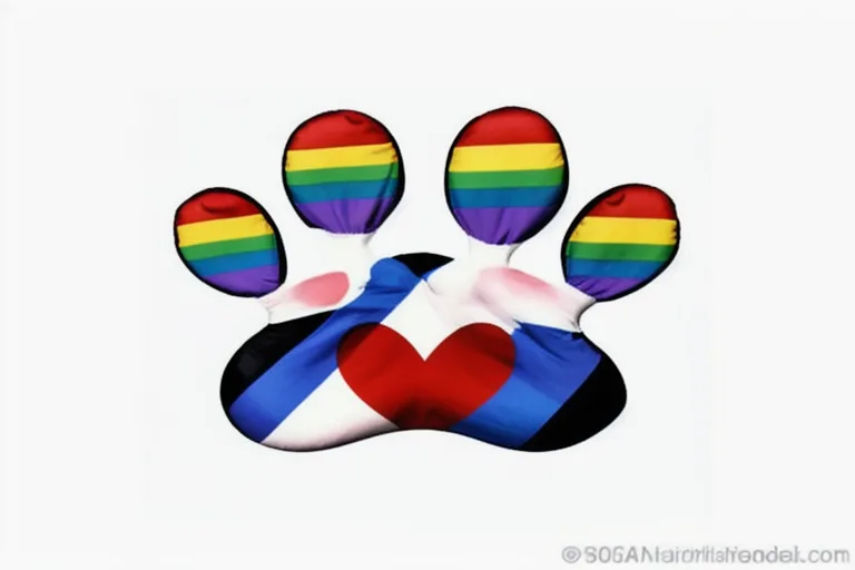 Paws of pride at Queen's Gardens