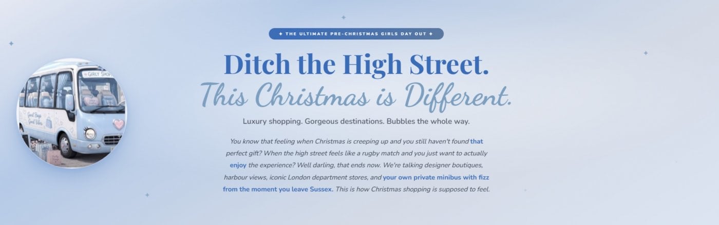Bicester Village Christmas Shopping Day - Minibus from Brighton