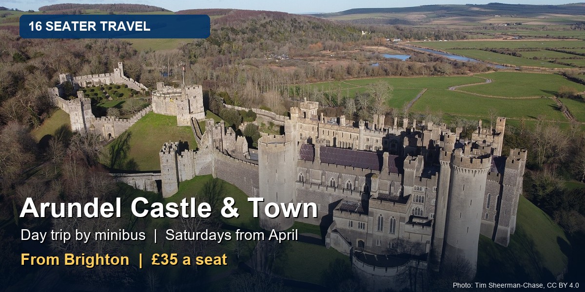 Arundel Castle and Town - Day Trip by Minibus from Brighton