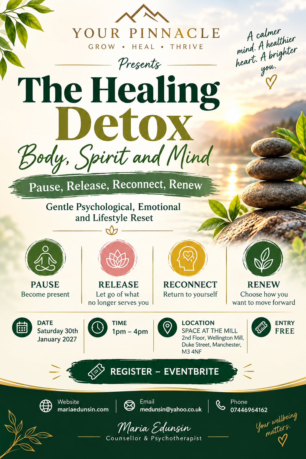 The Healing Detox at Space at the Mill