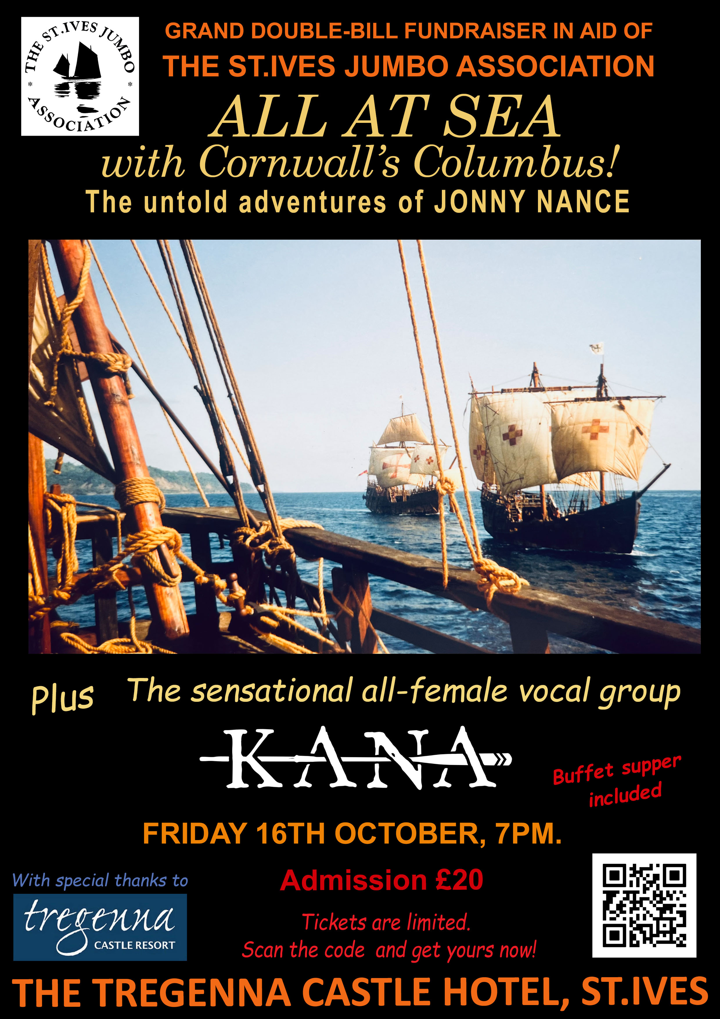 'ALL AT SEA with Cornwall's Columbus!' at Tregenna Castle Hotel