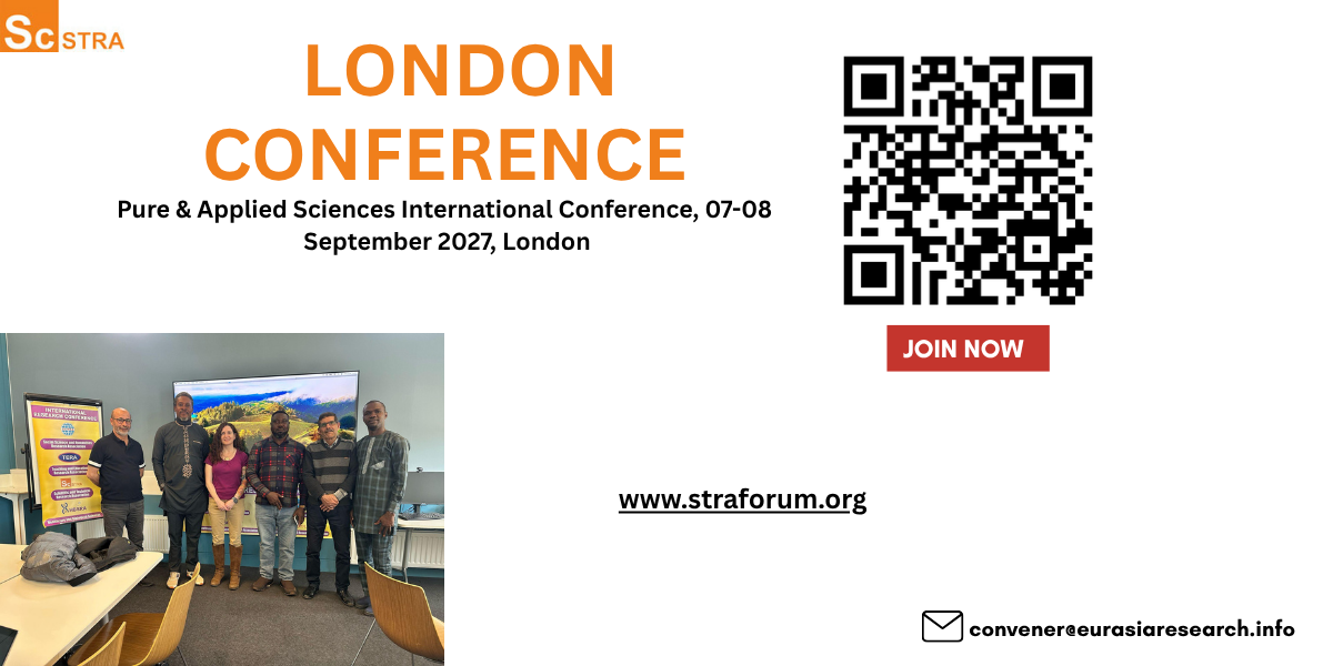 Pure & Applied Sciences International Conference, 07-08 September 2027, London at The Tomlinson Centre, Queensbridge Road, London, UK