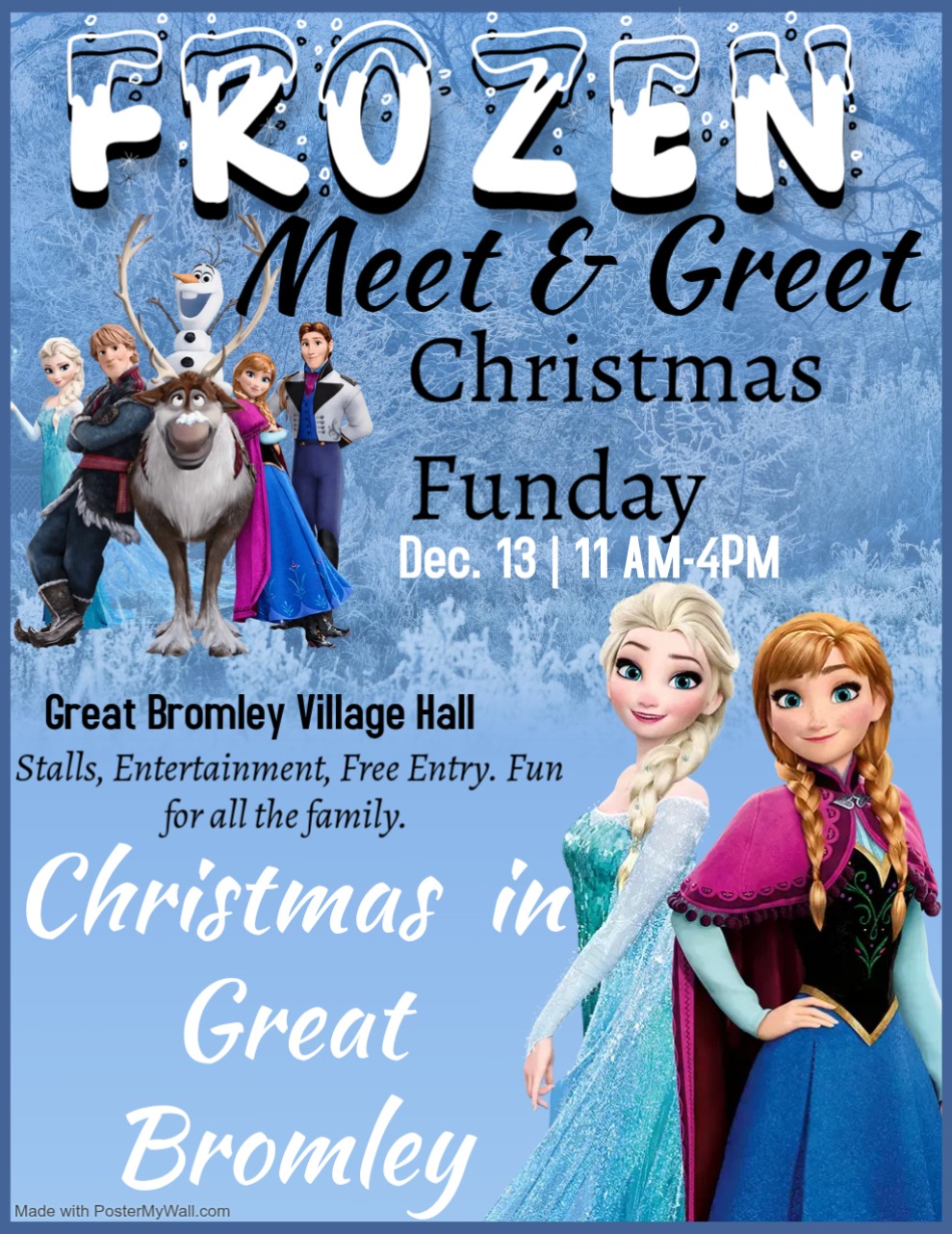 CHRISTMAS FAMILY FUNDAY FEATURING DISNEY PRINCESS ELSA