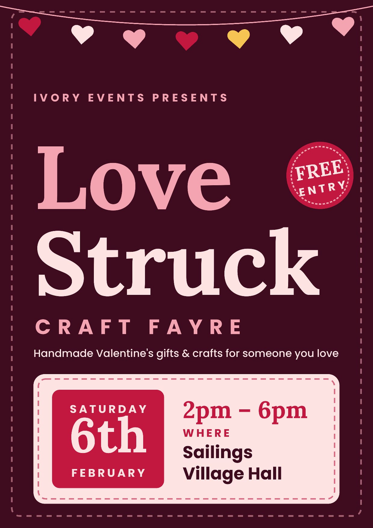 ππ LOVE STRUCK CRAFT FAYRE ππ β¨