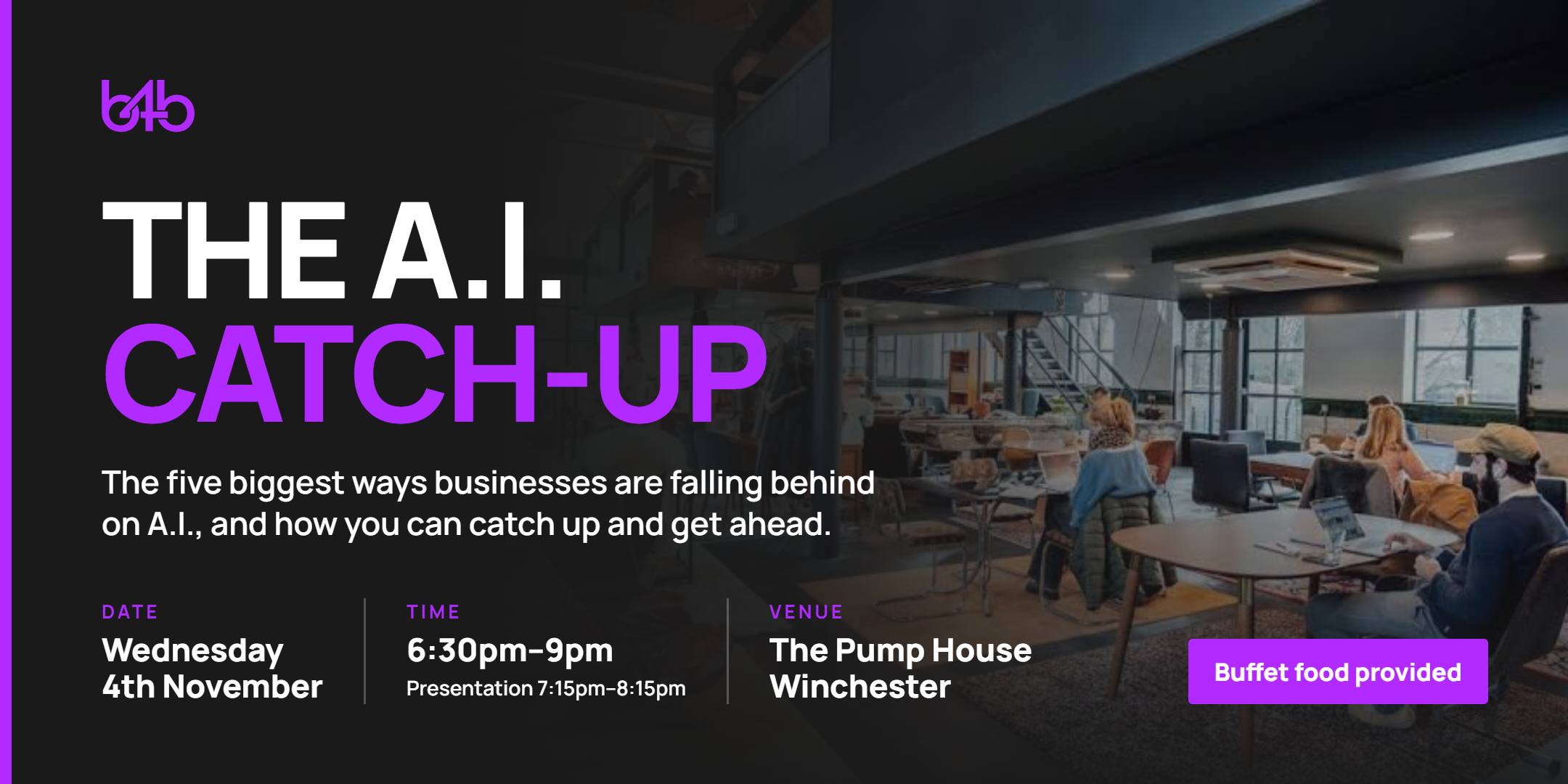 The A.I. Catch-up at The Pump House