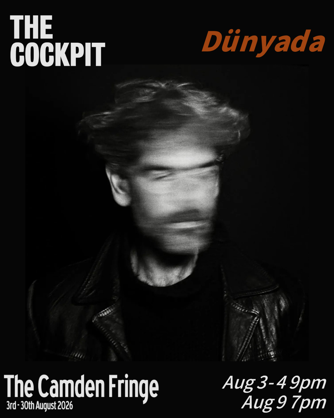 A Stranger Takes the Stage: Dünyada on Camden Fringe 2026 at The Cockpit