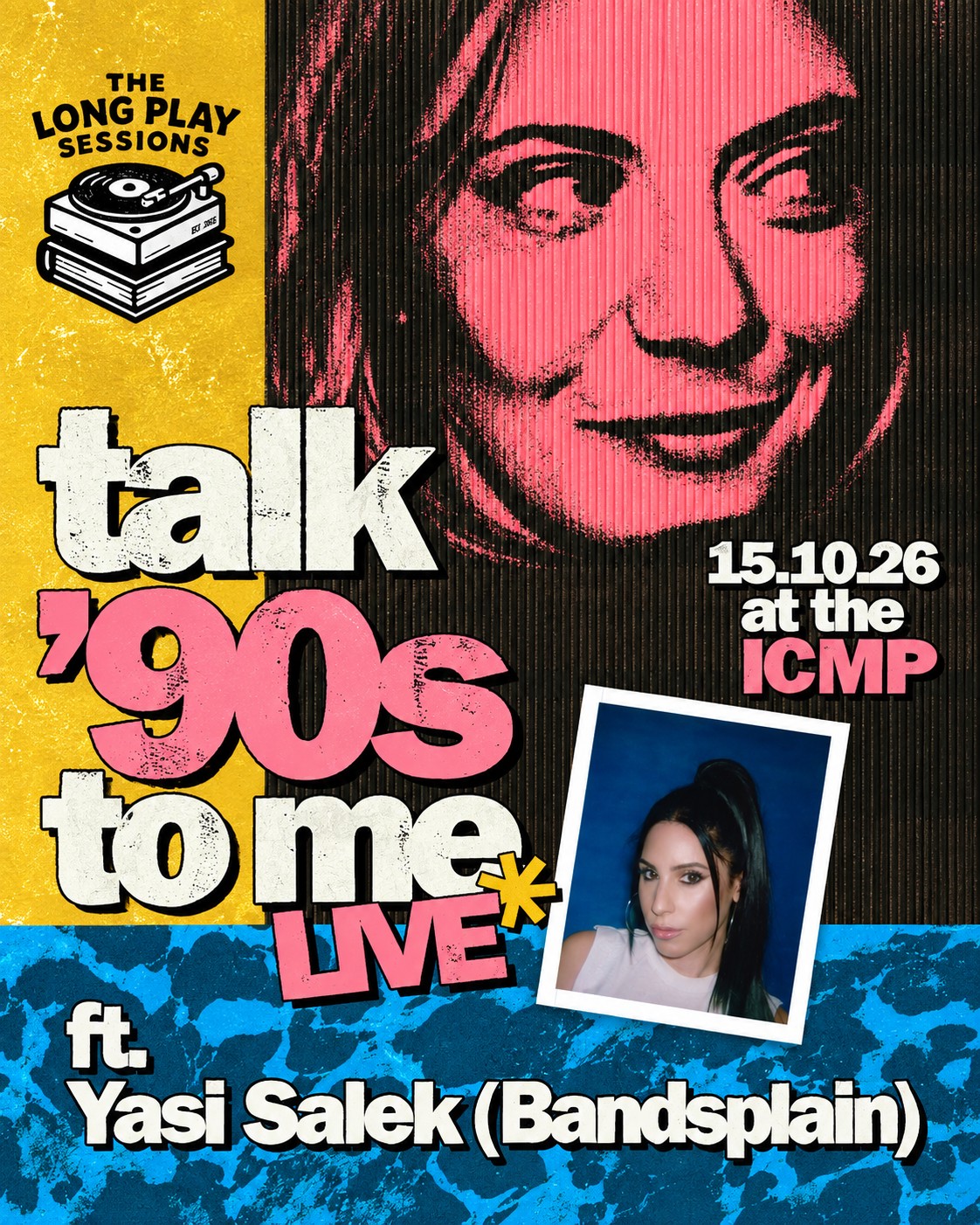 Talk 90s To Me Live with Miranda Sawyer at ICMP Queen's Park Campus
