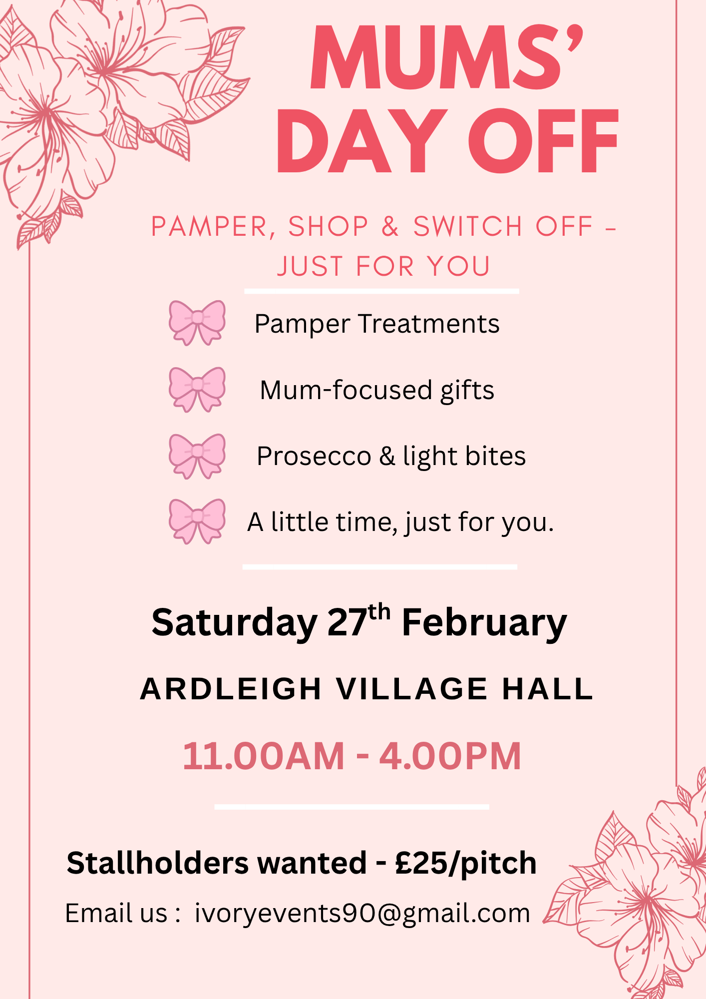 💖 MUM’S DAY OFF – YOU DESERVE IT! 🌸✨