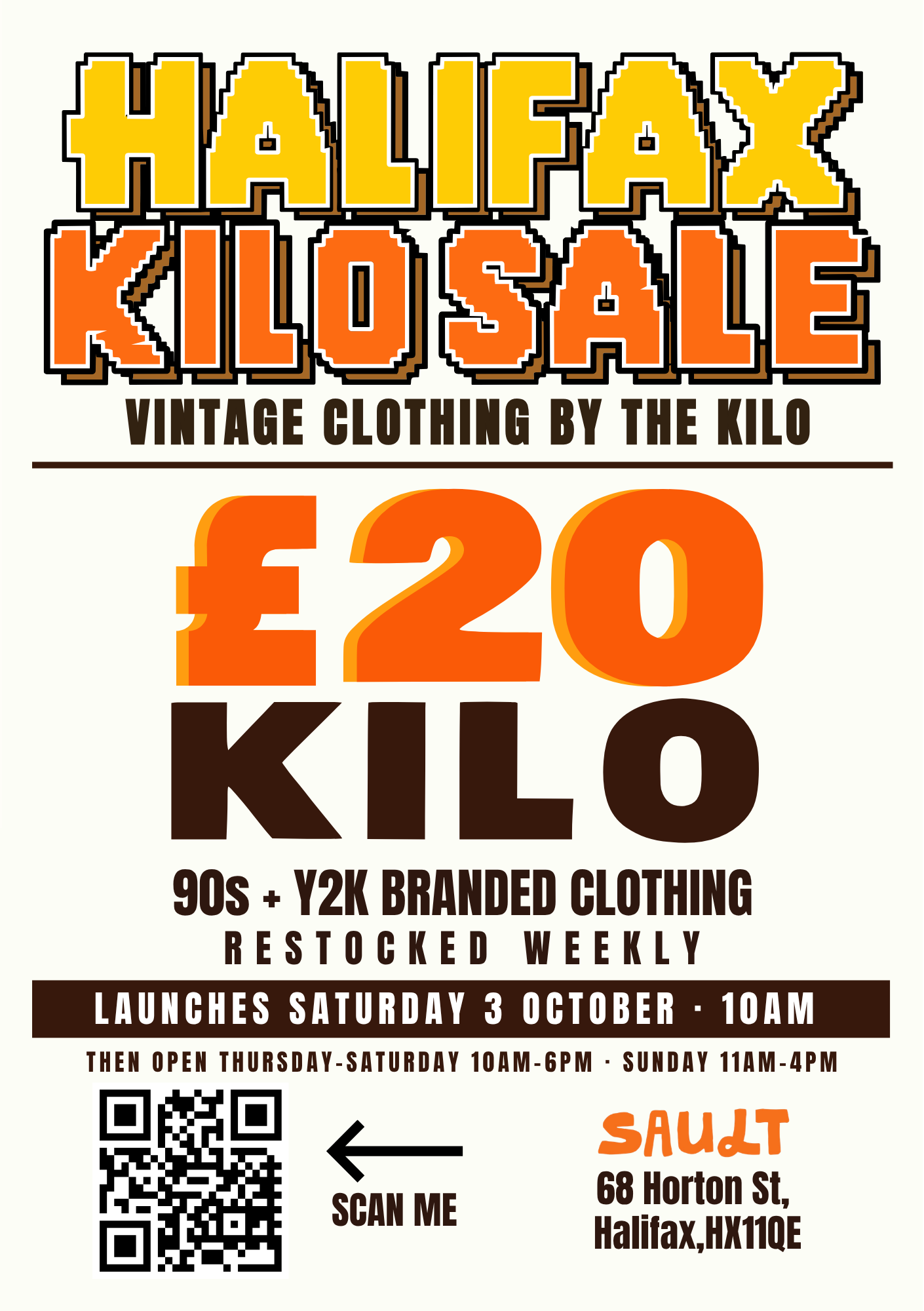 HALIFAX VINTAGE KILO SALE at SAULT. Social