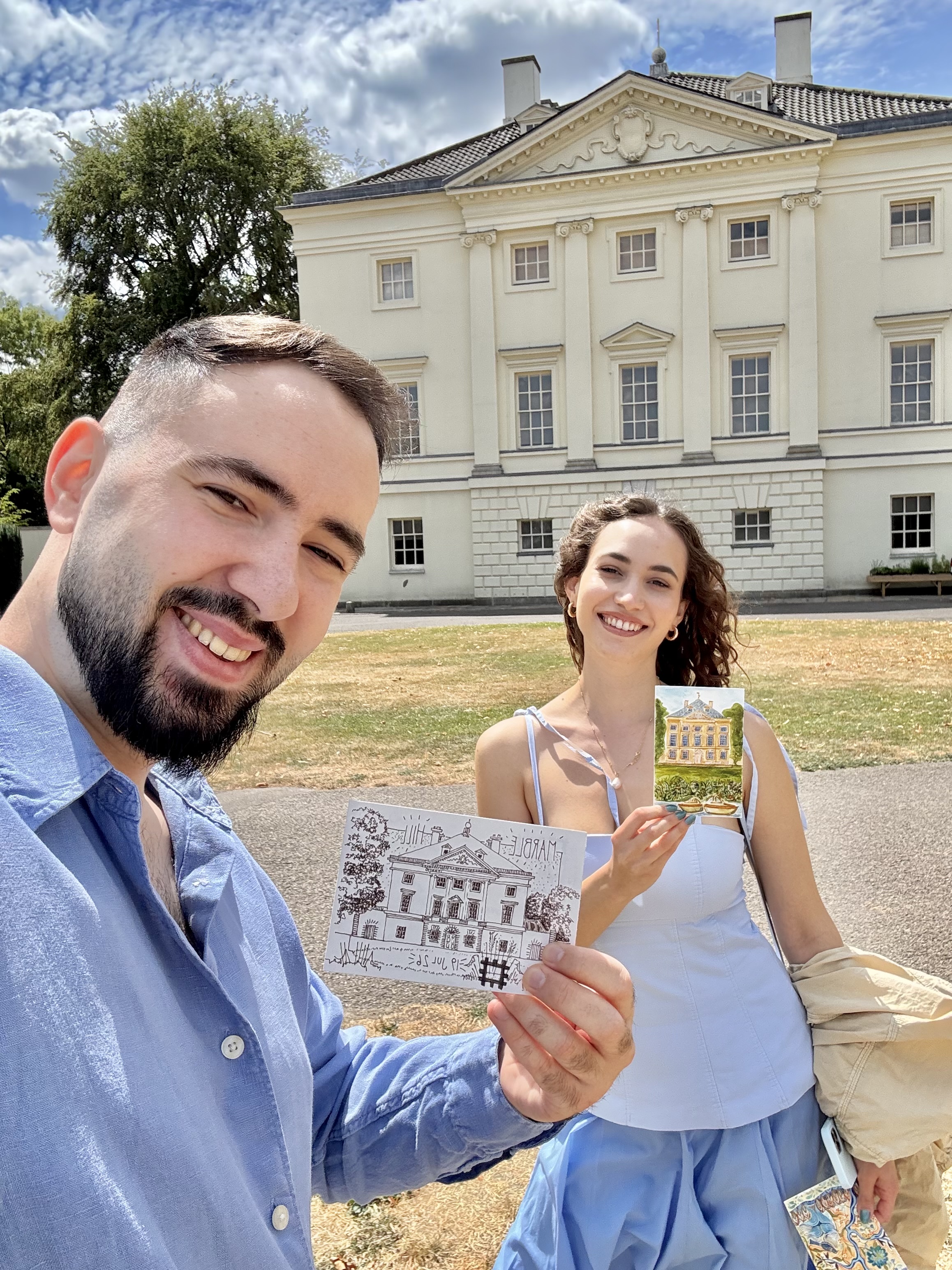 Create your own postcard at Marble Hill