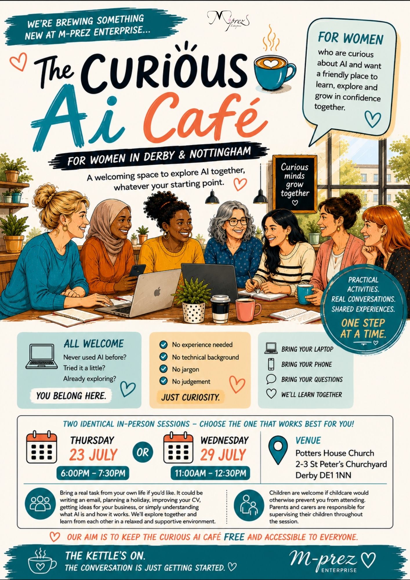 The Curious AI CAFE at Potters House Church