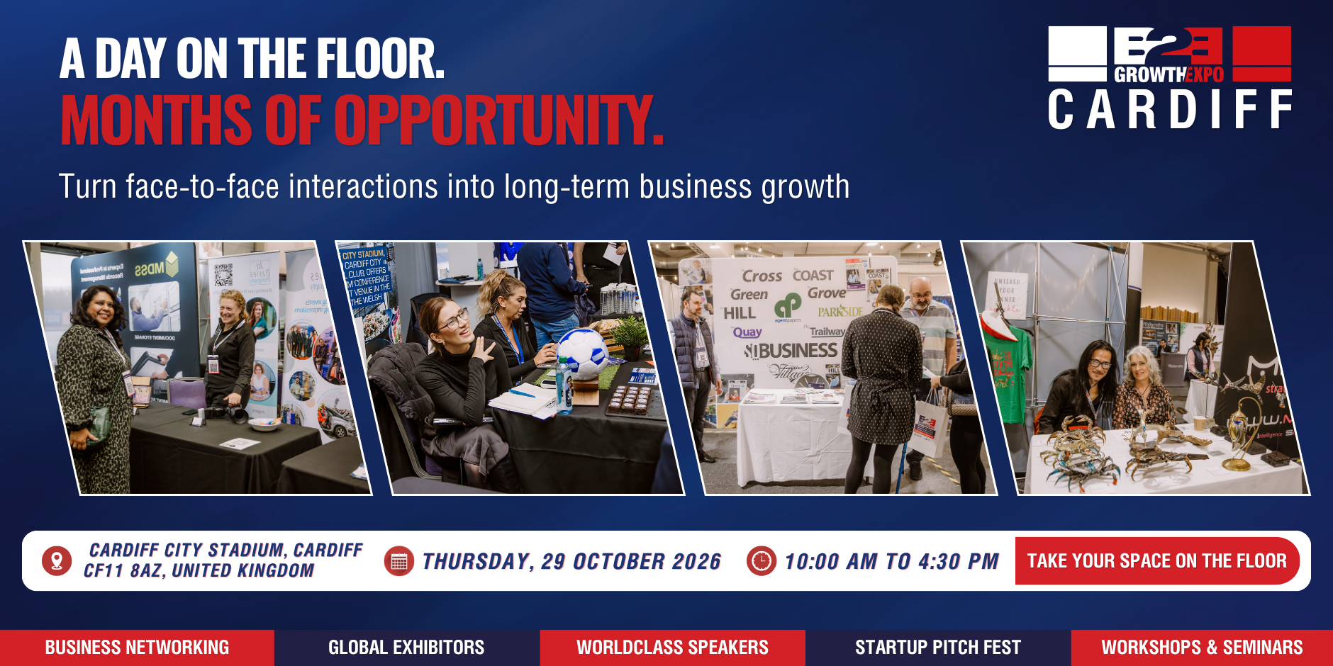 Cardiff B2B Growth Expo 2026 | Book Your Stand At Premier B2B Show at Cardiff City Stadium