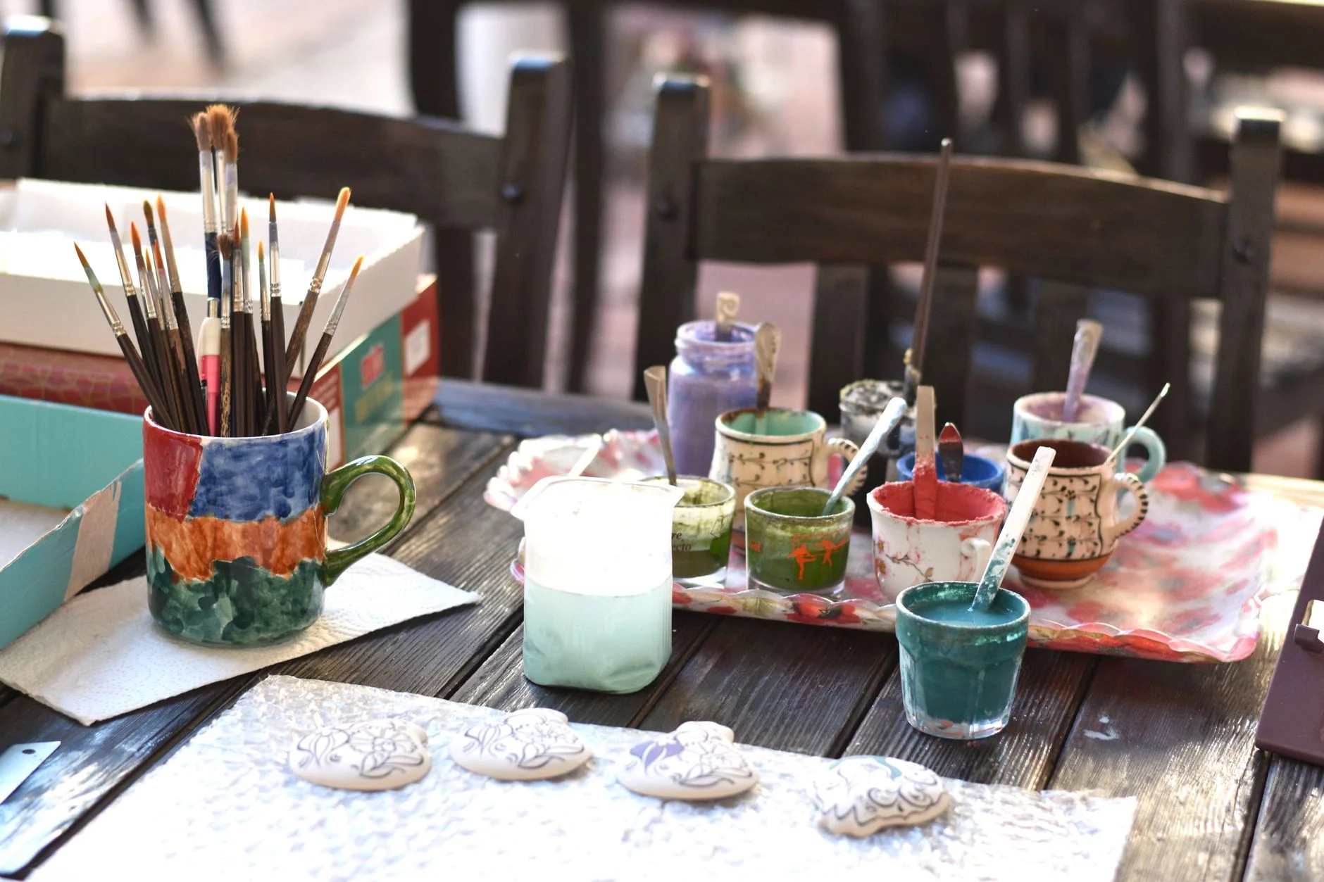 Traces of Connection: Natural Dye & Block Print at Hyson Green Library