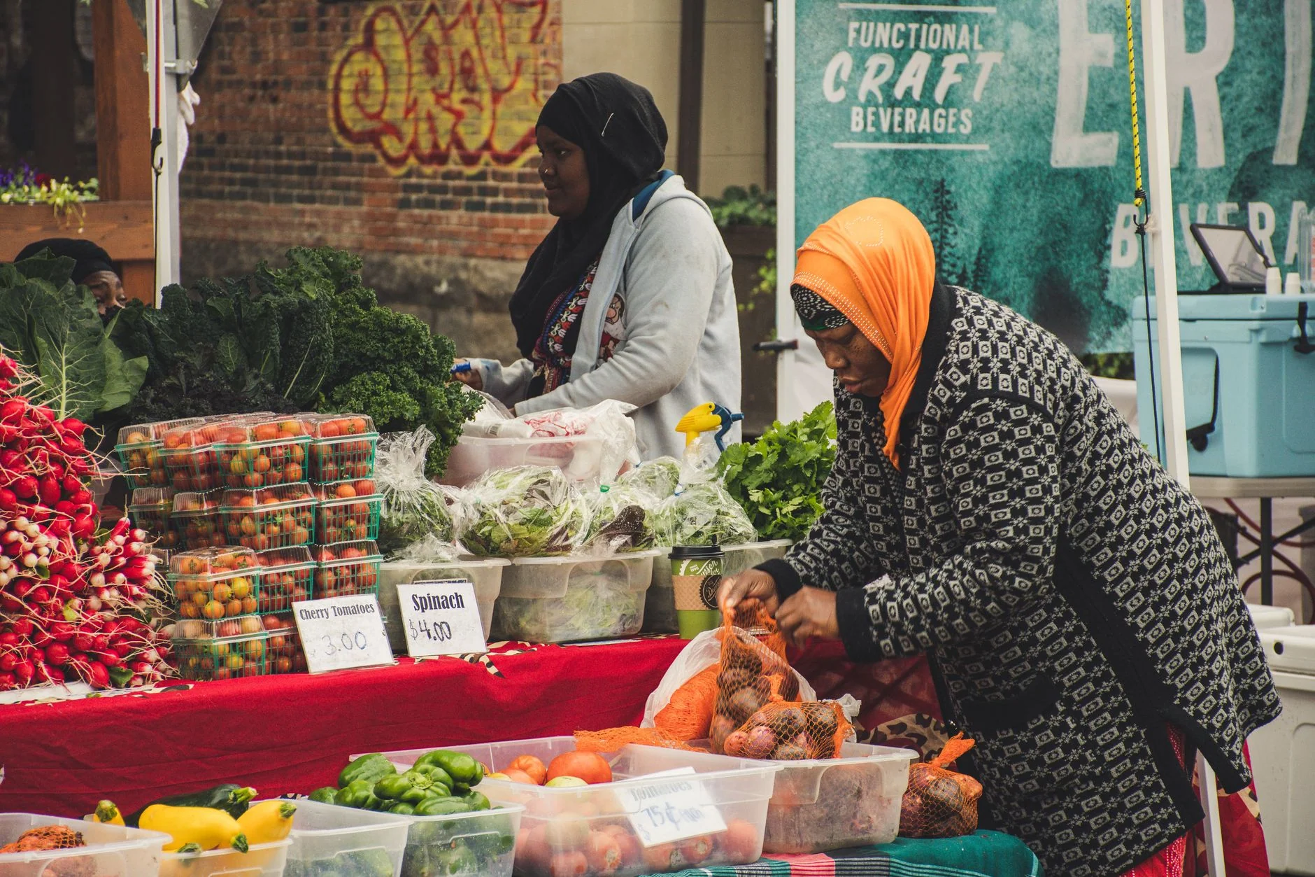 Street Market at Brackley Road Cemetery