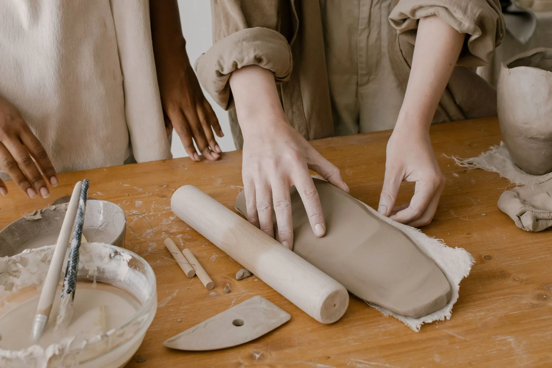 Pottery Taster Workshop: Make your own Christmas Decorations at Saron Community Hall