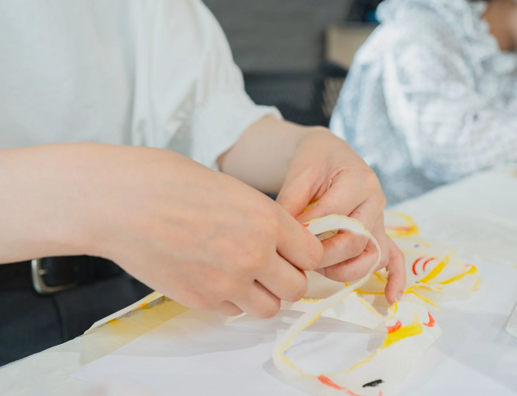 Icelandic felted fleece rug workshop with Trish O'Meara