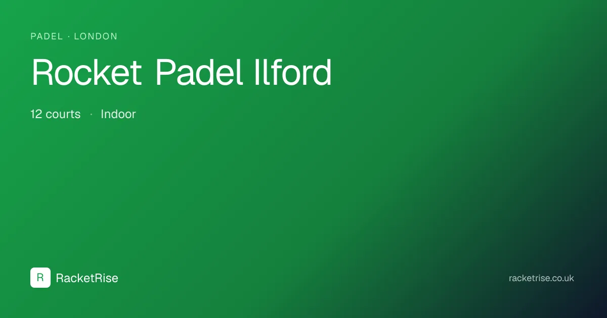 Rocket Padel Ilford photo 1