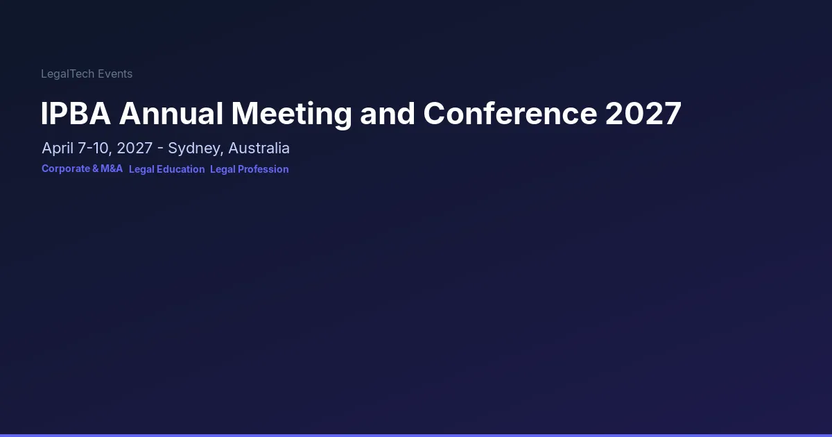 IPBA Annual Meeting photo 1