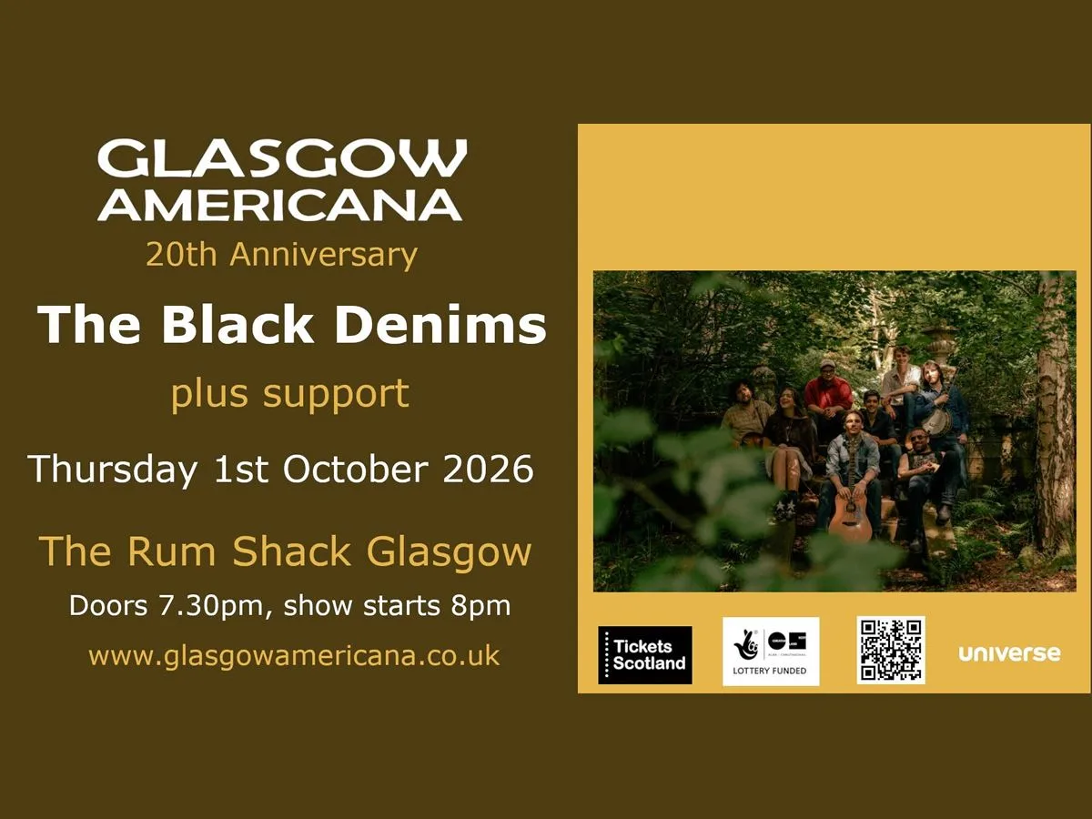 Glasgow Americana: The Black Denims at The Rum Shack Glasgow