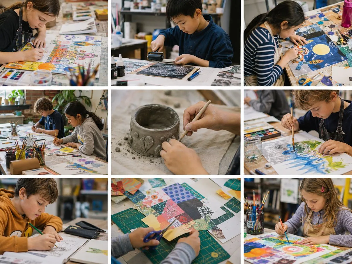 Creative Summer Art Camp for Kids at O&E Art Craft Studio