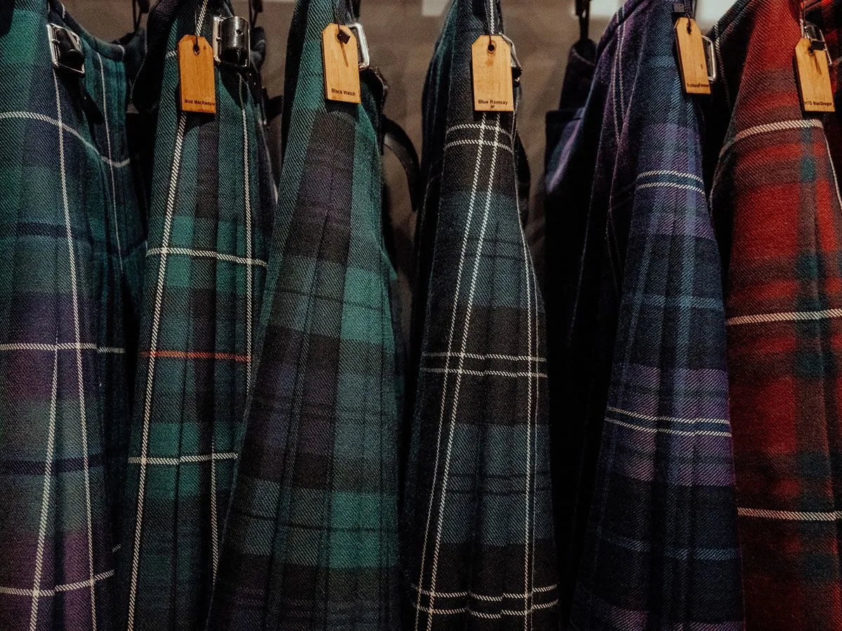 Ex-Hire Kilt Event at MacGregor and MacDuff Kiltmakers Warehouse
