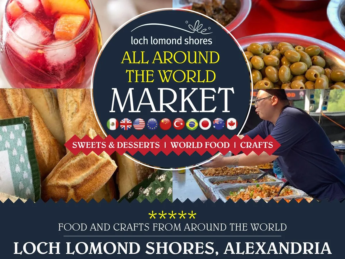Loch Lomond Shores All Around The World Market at Loch Lomond Shores