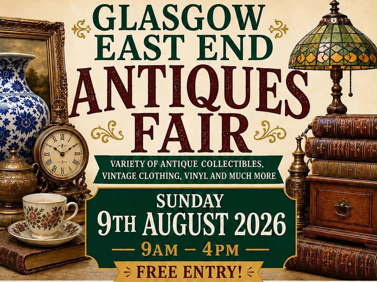 Glasgow East End Antiques Fair at The Glenburn Centre