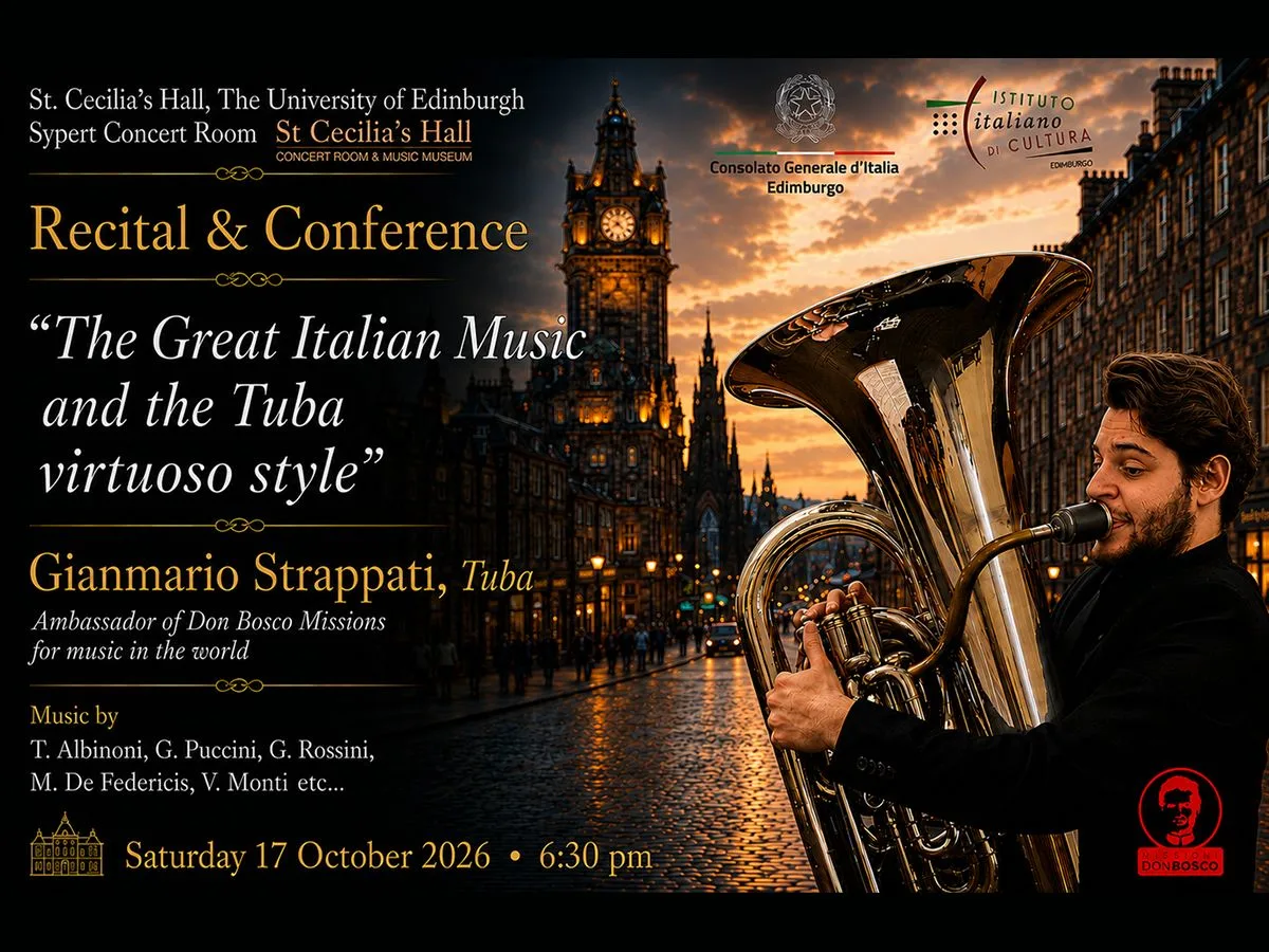 Recital & Conference With Gianmario Strappati at St Cecilias Hall: Concert Room & Music Museum