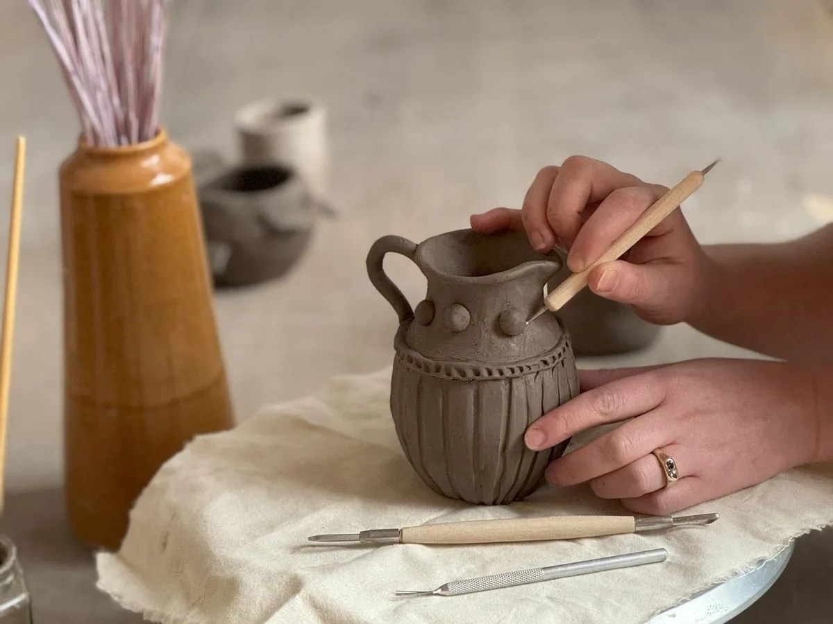 Hand-Building: Introduction Class - Craft & Sip BYOB Ages 18+ at The Craft Pottery Studio