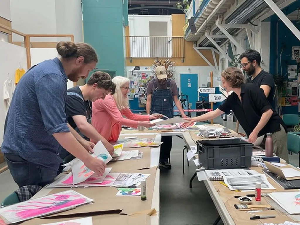 Riso Workshop at Out Of The Blue Drill Hall