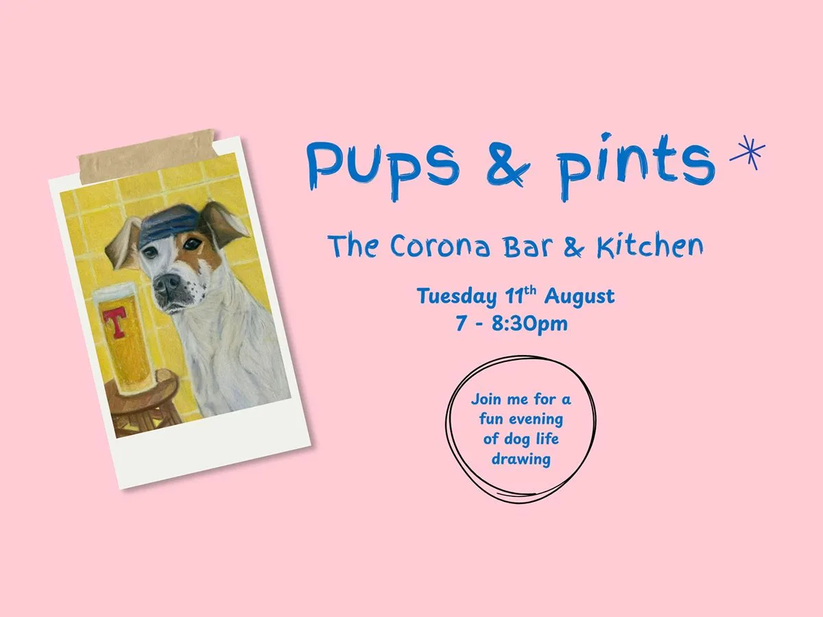Pups & Pints: Southside Dog Life Drawing