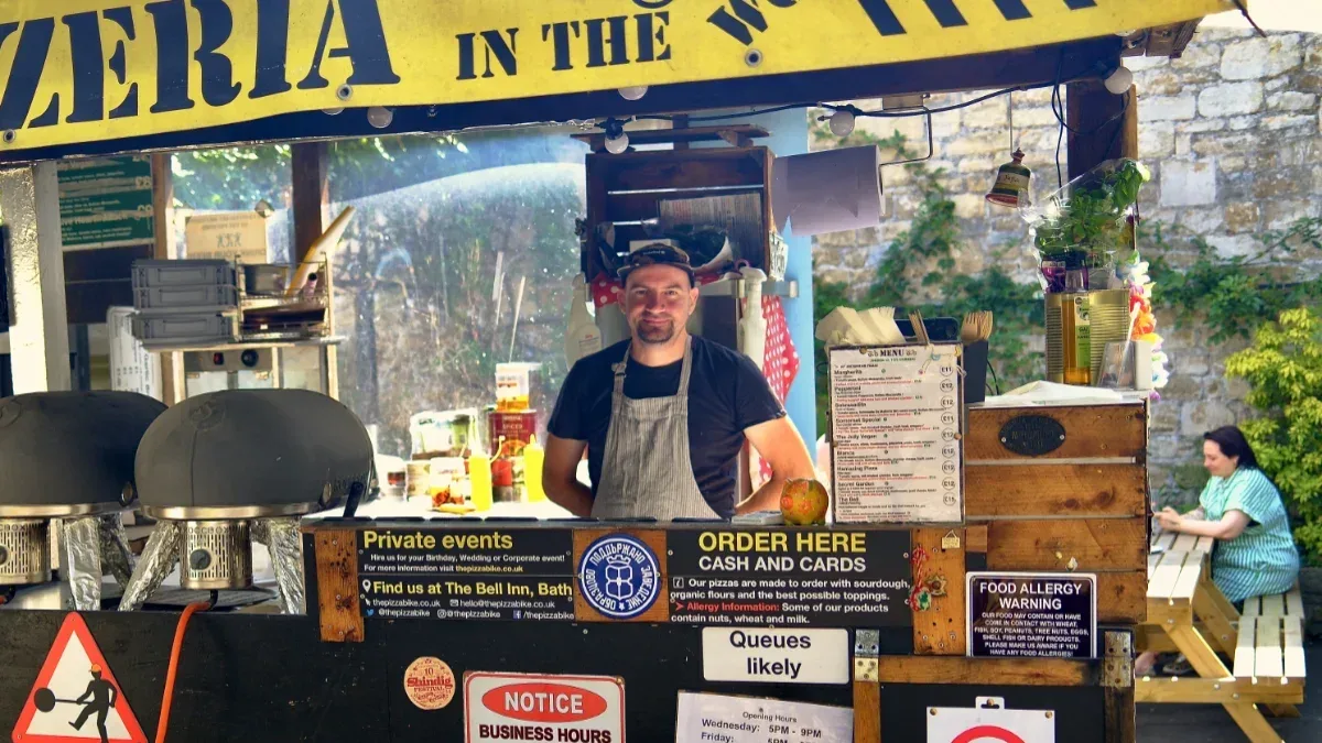 The Pizza Bike at The Bell Inn