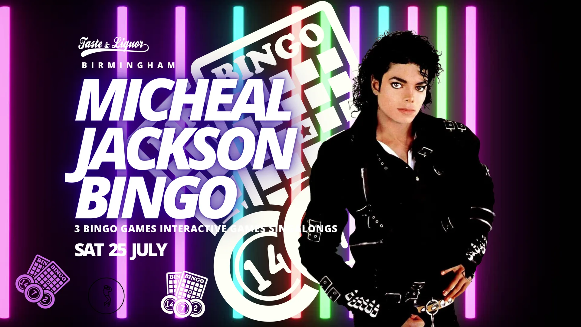 THE ULTIMATE MICHAEL JACKSON BINGO NIGHT at The Bierkeller Birmingham
