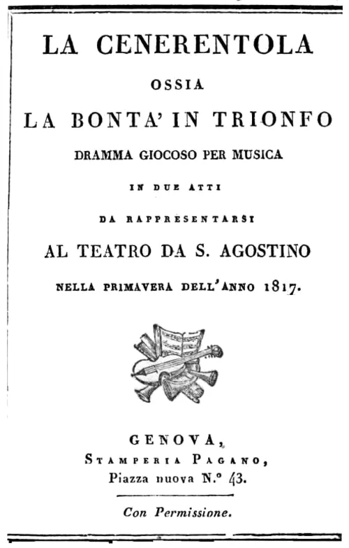 La Cenerentola at Cottiers