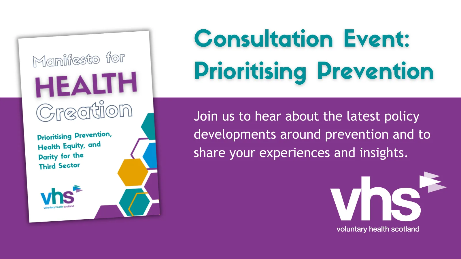 Consultation Event: Prioritising Prevention