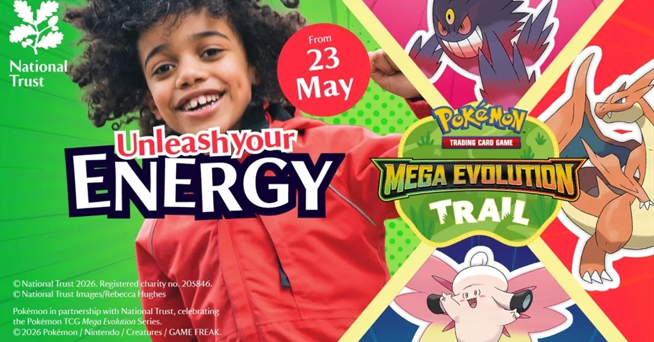 Pokémon TCG Mega Evolution Trail at Dyrham Park at Bath