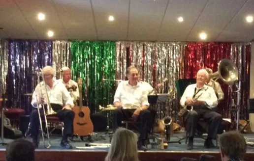 DINNER & JAZZ @ The Old School, Stoke Climsland with The New Washboard Syncopators