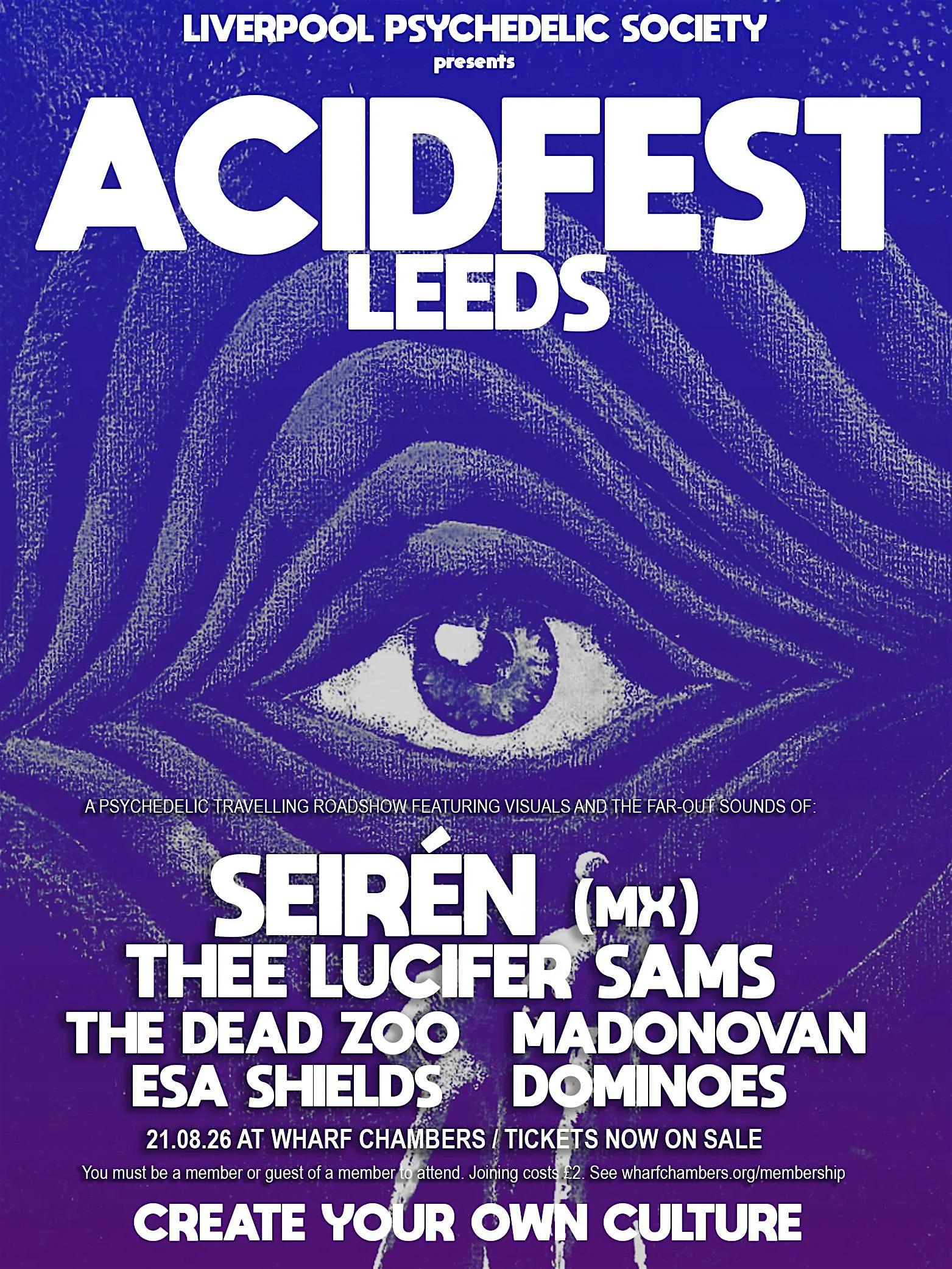 Mini psych-fest headlined by acclaimed Brazilian band BIKE, plus Thee Lucifer Sams, The Dead Zoo & others. A real trip!