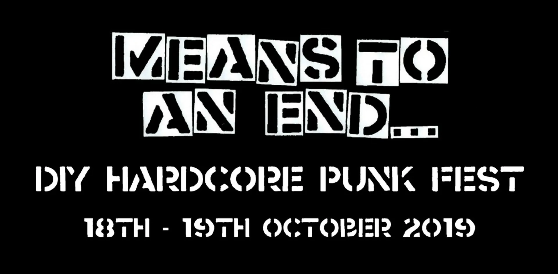 A MEANS TO AN END… Punk Fest No.16 Day Three at Wharf Chambers