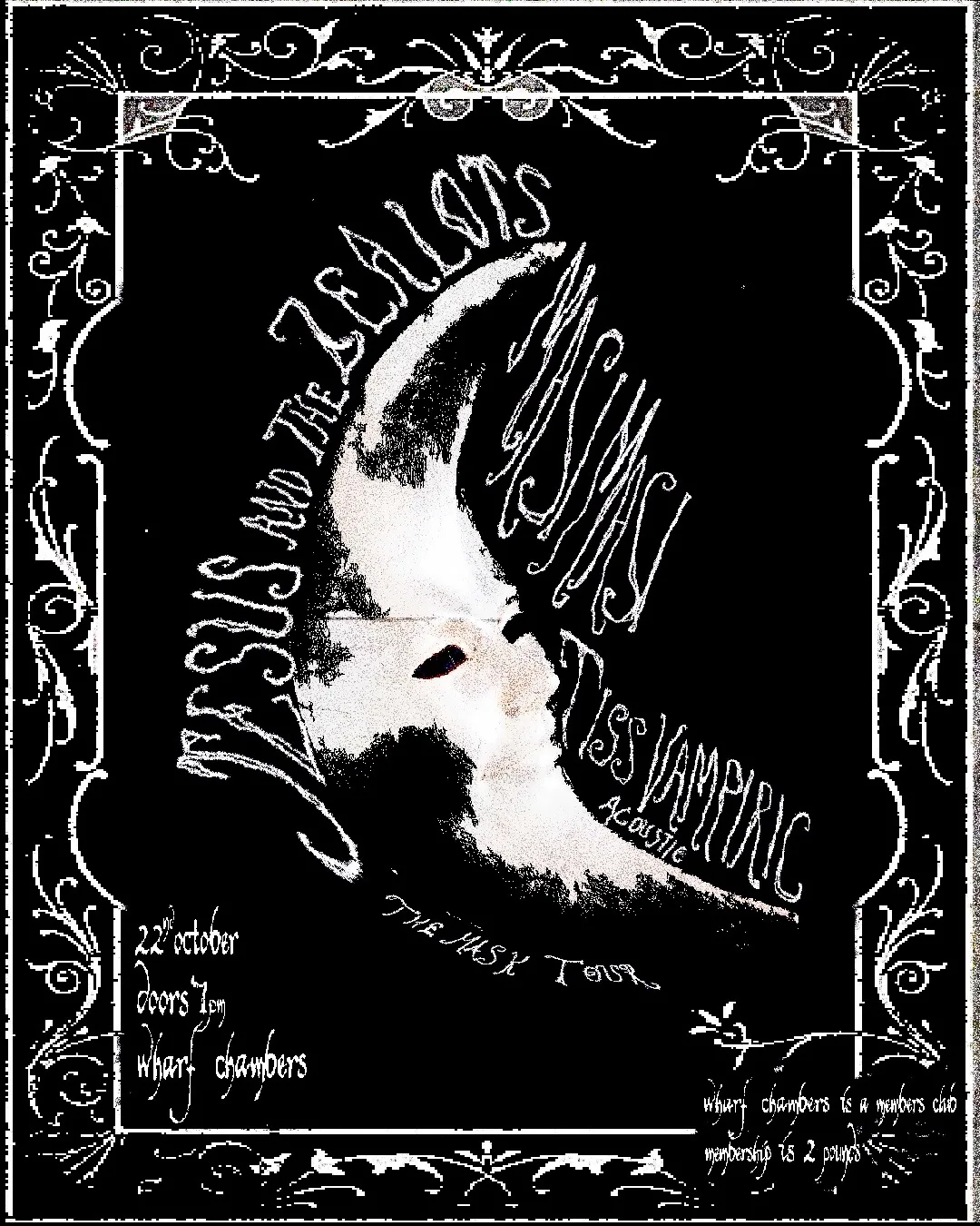 Jesus & The Zealots ‘The Mask’ Tour – featuring MASI MASI and Tiss Vampiric