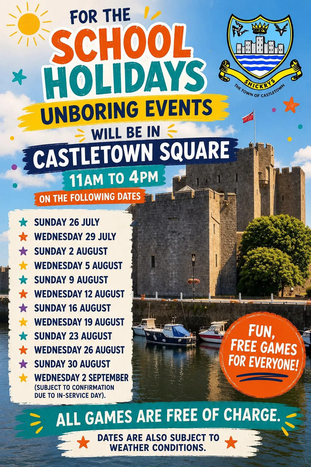 Unboring Events in The Square