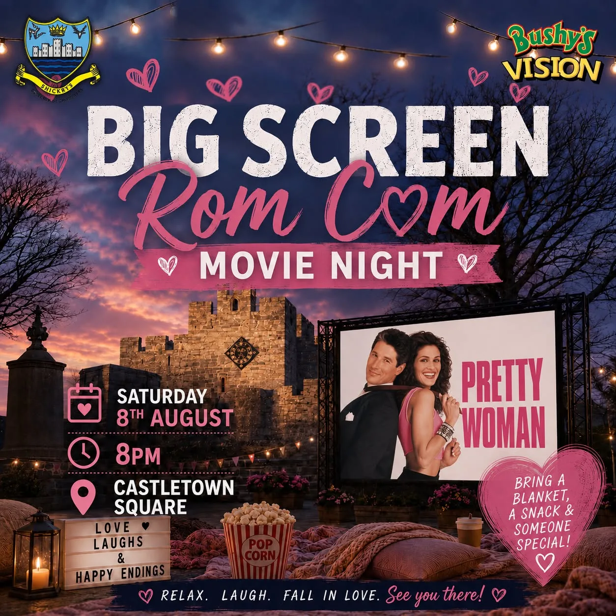 Bushy’s Vision Summer Movies in Castletown Square – Pretty Woman