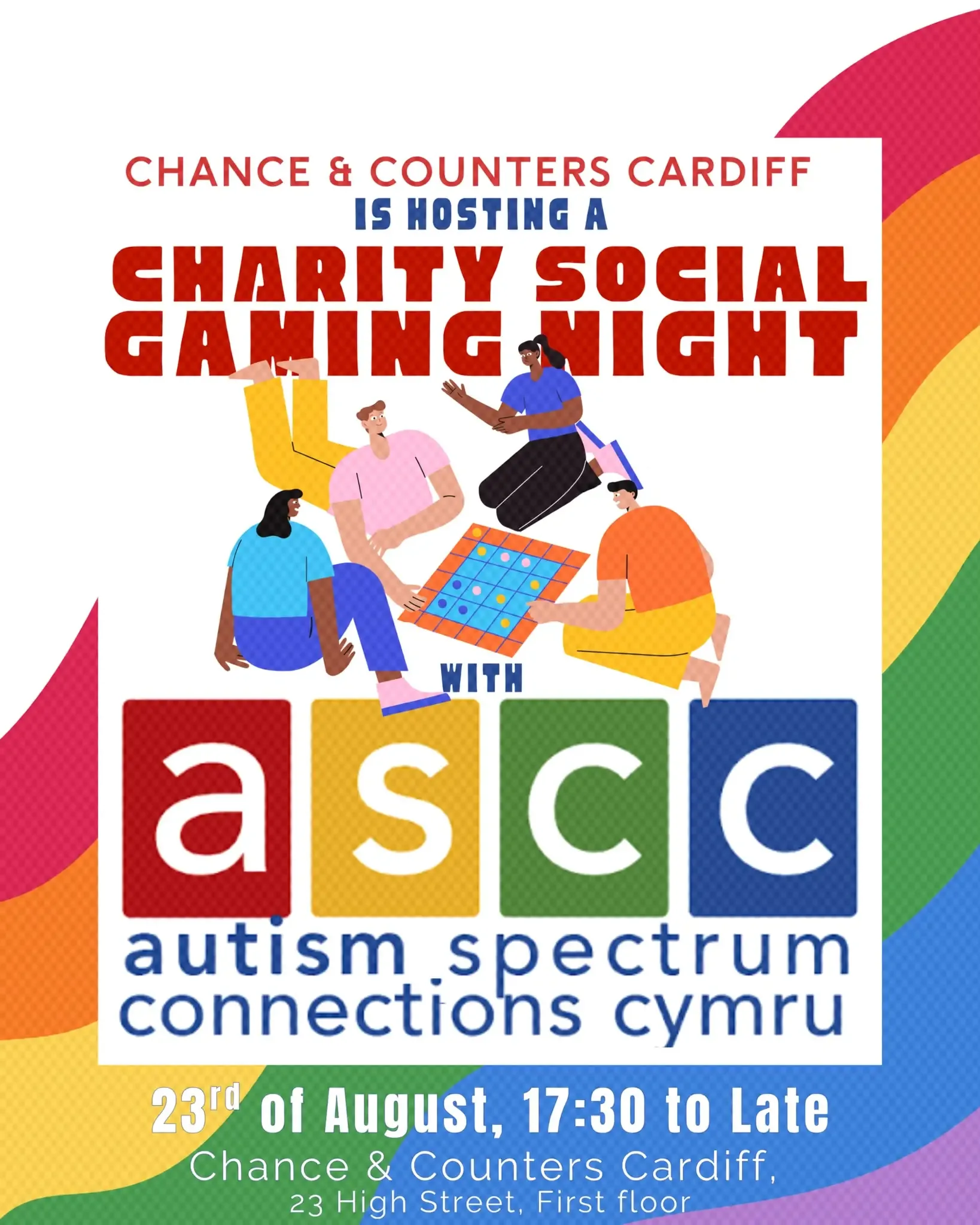 Charity Social Gaming Night with Autism Spectrum Connections Cymru