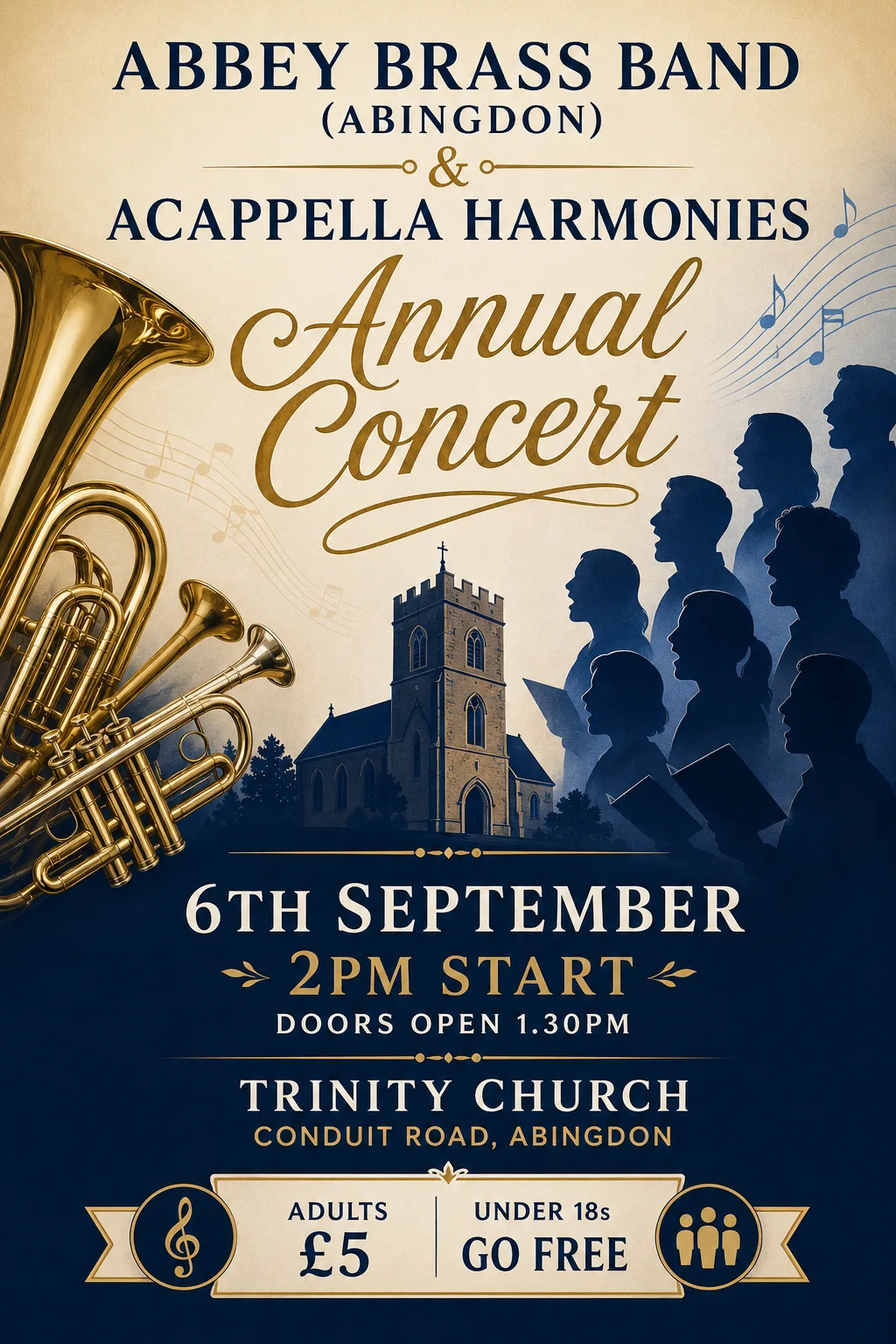 Abbey Brass and Acappella Harmonies Annual Concert
