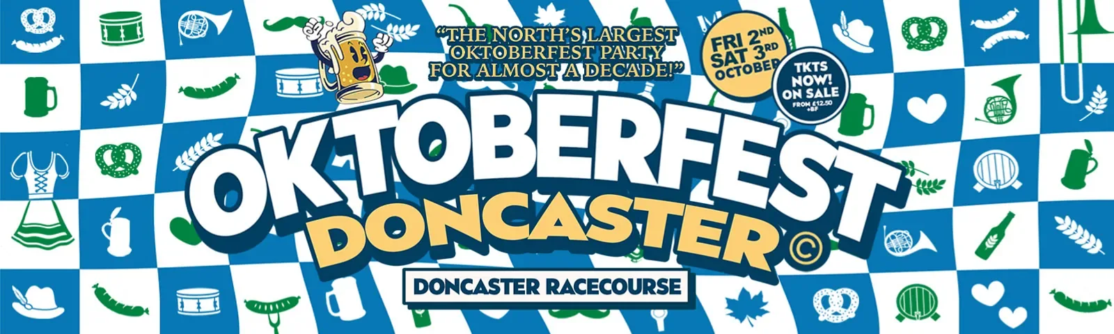 Oktoberfest Doncaster - Friday 2nd October 2026 at Doncaster Racecourse