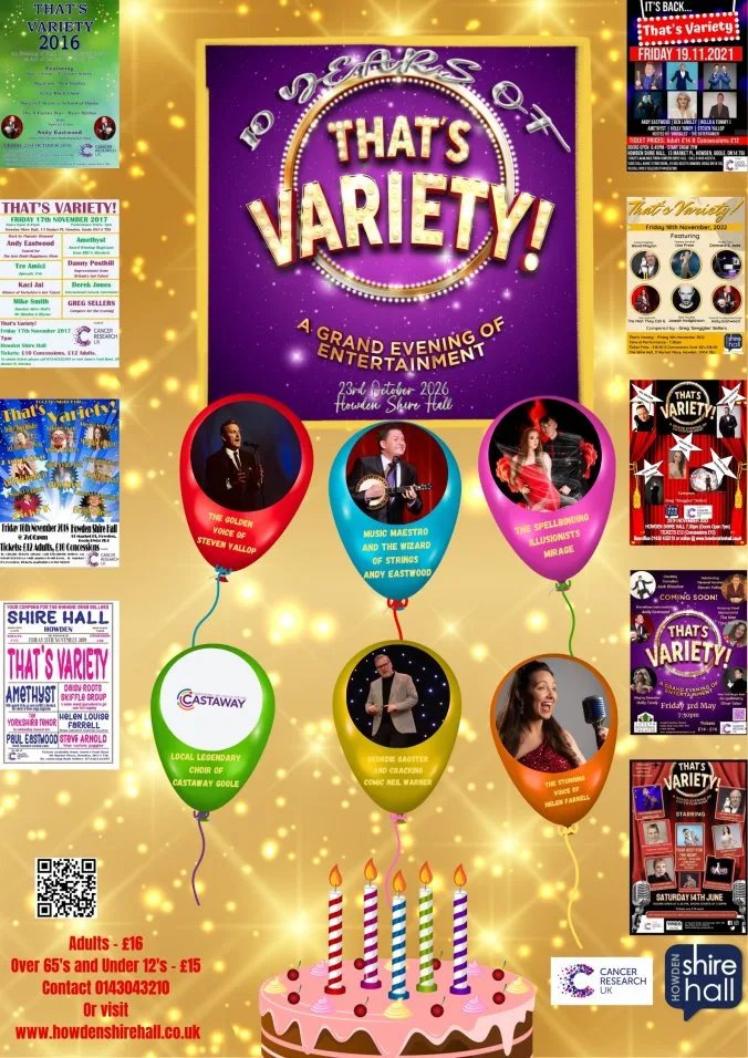 THAT'S VARIETY - 10th Anniversary Showcase at The Shire Hall