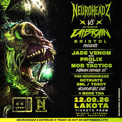 Neuroheadz Celebrates 15 Years of Eatbrain Tickets at Lakota